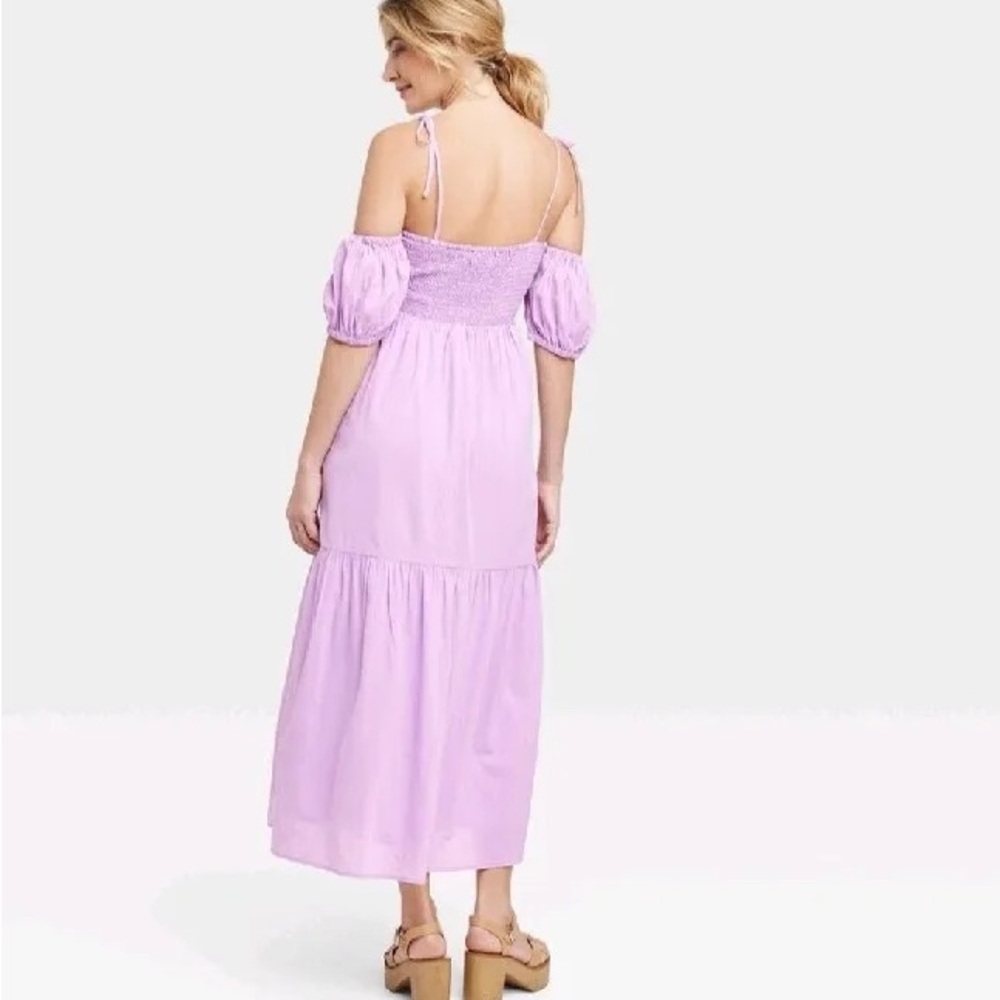 Universal Threads Lavender Off-Shoulder Dress Xl - image 3